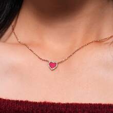 APM Monaco APM MONACO Red Heart Adjustable Necklace, Rose Gold-Color For Women, Model: PC5795XCOR