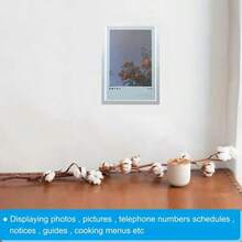 5 buc ramă magnetică A4 pentru postere, ramă foto, reutilizabilă, aurie/argintie/neagră, suport de afișare pentru decor de perete