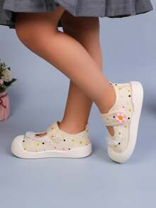 Toddler Boys/Girls Soft Sole Lightweight Spring First Walking Shoes, Suitable For Spring And Autumn - Yellow - View 4