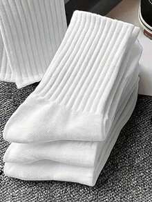 5 Pairs Unisex Comfortable Sports Socks, Suitable For Sports, Training, Casual And Business Wear, Moisture-Wicking, Odor-Resistant, Soft And Lightweight, Suitable For Spring, Summer, Autumn And Winter, Also Can Be Used As Christmas Gifts