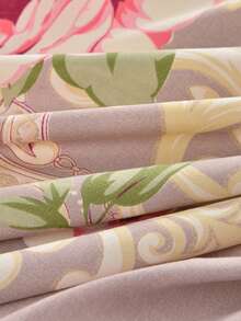 Set Sprei 3 pcs (1 Sprei + 2 Sarung Bantal), Detail Sprei Berumbai, Nyaman, Ramah Kulit, dan Bernapas, Perlengkapan Tempat Tidur Dekoratif yang Cocok untuk Kamar Tidur - MultiWarna - View 6