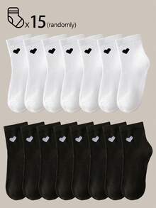 40 件/20 件/10 件男童女童儿童袜子套装 - 糖果色条纹纯色蝴蝶结/心形/涂鸦设计，柔软透气，男女通用婴儿幼儿青少年踝袜/中筒袜，适合学校运动日常穿着，青少年学生短袜/中筒袜，4 季黑白灰多色混合，儿童袜子，娃娃裙，猎豹印花，粉色袜子 - 彩色 - 查看 69