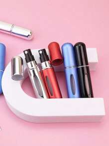 1pc 5ml Refillable Travel Fragrance Atomizer, Perfume Refillable Bottle, Travel Size Perfume Bottle, Mini Perfume Bottle, Refillable Perfume Bottle With Bottom Fill, Spray Bottle Dispenser Empty Liquid Container, Travel Essentials, Multi-Color, 1pc/3pcs, Spray Bottle Dispenser Mini Portable Empty Liquid Container, Travel Essentials Travel Pouch, Suitable For Beach, Summer, Back To School