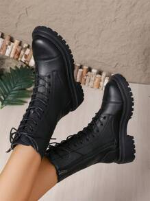 2025新款厚底女靴，英伦风修身靴，秋冬/春季靴，骑马靴，流行短靴，派对靴