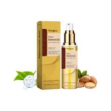 2PCS Collagen Hair Mask & Moroccan Argan Oil Serum Set - Deep Conditioning, Moisturizing For All Hair Types, 3.53oz + 1.69fl.Oz - Perfect Fall/Winter Care Kit