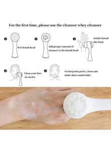 8-Piece Facial Cleansing And Massage Set, Including A Reusable Silicone Facial Ice Roller, A Face Wash Headband Wristband, A Face Cleansing Silicone Face Wash Brush, And A Face Wash Storage Bag, Portable Skin Care Headband Set For Women,Beauty,Skin Care Products,Spa,Self Care,Skin Care Tools,Face Care,Esthetician Supplies,Massage,Face Massage Tool,Face Roller