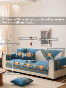 1 Vỏ bọc ghế sofa phong cách Bohemian, đệm ghế sofa thiết kế nhiều màu phù hợp với mọi mùa, bảo vệ ghế sofa khỏi trầy xước, tấm lót ghế sofa thân thiện với vật nuôi, phù hợp với ghế sofa 1 chỗ ngồi, 2 chỗ ngồi, 3 chỗ ngồi, 4 chỗ ngồi - Màu xanh lam - Xem 6