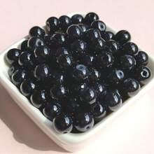 100pcs/Pack 8mm Imitation Jade Glass Transparent Beads, Wholesale For DIY Bracelet Necklace Jewelry Making