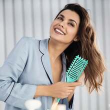 Hair Brush, Curly Hair Brush, Vented Shaping And Defining Curls For Women, Ideal For All Hair Types - 紅色 - 查看 11