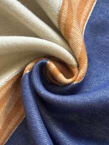 1 件女士超大仿羊绒加厚保暖围巾，适合外出、约会、休闲用餐，秋冬高端优质围巾/披肩二合一产品