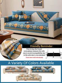 1 Vỏ bọc ghế sofa phong cách Bohemian, đệm ghế sofa thiết kế nhiều màu phù hợp với mọi mùa, bảo vệ ghế sofa khỏi trầy xước, tấm lót ghế sofa thân thiện với vật nuôi, phù hợp với ghế sofa 1 chỗ ngồi, 2 chỗ ngồi, 3 chỗ ngồi, 4 chỗ ngồi - Màu xanh lam - Xem 5