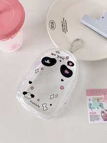 1 件可爱透明婴儿推车收纳袋、口水收纳袋、户外婴儿娃娃展示和收纳挂袋、防尘拉链袋、适用于学校用品、返校 - 透明 - 查看 10