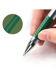 European Standard Pens Of Green/Purple Special Colors Gel Pen -0.5mm Tip, Smooth Writing, Green Ink, Durable Ink - Perfect Office Supplies/School Supplies