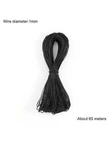 65m/Lot Waxed Cotton String Beading Cord Rope 1mm For Bracelet And Necklace Jewelry Making Weaving Supplies Accessories - Multicolor - View 2