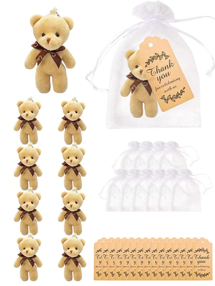 2 件/套 3 件/套 6 件/套 1~20 件 4.7 英寸小泰迪熊娃娃圣诞礼物、万圣节礼物毛绒动物毛绒玩具 DIY 钥匙扣包吊坠、婚礼生日礼盒娃娃玩具生日蛋糕婚礼装饰派对礼品用品饰品 DIY 配件、圣诞礼物、万圣节礼物 - 彩色 - 查看 1