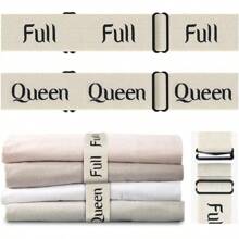 Adjustable Bed Sheet Organizer Bands Full Queen - 1 件全尺寸床單 + 1 張大床單 - 查看 7