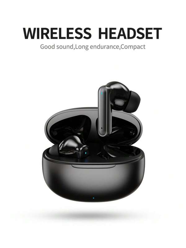 X21 Wireless Earphones, Sports Earphones, In-Ear Earphones, Gaming Earphones, Space Capsule Appearance, Audio And Video Synchronization, Composite Titanium Film Dynamic Speakers, 40 Hours Long Battery Life, Included Ear Caps, Suitable For Android/IOS
