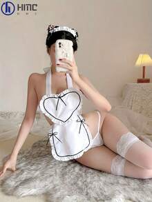 Women's Pajama Set, Including Halter Top And Panties, Modal Material, Sweet Pajamas. - trắng - Xem 2