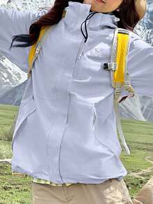 CAMEL CROWN Outdoor Breathable Three-In-One Jacket Liner And Outer Cover Free Combination Mountaineering Clothing - Moonlight Blue - View 2