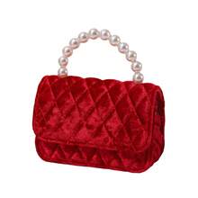 Women Top Handle Bags - 紅色編織 - 查看 7