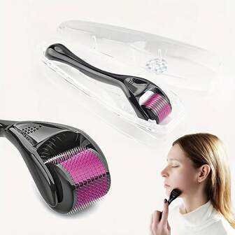 1 Piece 540 Derma Roller Micro Needles 1.5mm For Face Skin Care Hair Care Beauty Tools For Women & Men
