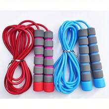 1pc Adjustable Jump Rope With Anti-Slip Foam Handles, Suitable For Men And Women Sports Training