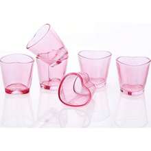 Heart Shot Glasses Set, Pink Shot Glass Cute For Bar Cart Accessories 1.5oz (6, Pink) - 1 - Xem 2