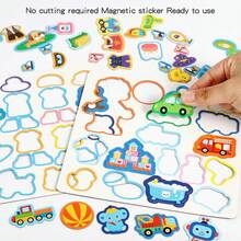 New Product Launched, Fun Montessori Early Education For Boys And Girls, Magnetic Dressing, Multi Scene Quiet Book Exercise, Baby Focus, Hand Eye Coordination - Multicolor - View 6