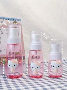 Botella de spray de viaje con diseño de gato lindo de Sanrio, con capacidad de 30 ml, 60 ml y 100 ml, equipada con un divisor de presión, muy adecuada para purificar y limpiar agua, loción de Florida Water, ideal para regalar a amigos en Navidad y Año Nuevo