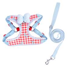 Correa de arnés de estilo chaleco para perros pequeños, Teddy, Poodle, Cachorro, Arnés de pecho para mascotas