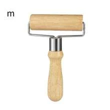 1pc Solid Wood Rolling Pin For Baking Dough With Jujube Wood Handles, Wooden Rolling Stick For Dough & Fondant, Large And Small Rollers