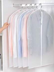 10/5/1 件衣柜防潮挂衣袋 - 轻质防尘罩抽屉拉链衣服袋 - 防水挂衣保护袋衣橱整理袋绗缝袋床下储物盒隔层衣服垃圾袋卧室服装存储整理器衣橱整理器用于悬挂连衣裙衬衫外套、学校配件学校用品拉链防尘罩
