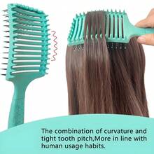 Curl Defining Brush,Curly Hair Comb,Detangling Brush Styling And Curved Vented Brush For Women And Men,Wet Or Dry (Green),Hair Tools,Hair Items,Travel Essential,Travel,Barber,Hairstylist,Barber Accessories,Valentine's Day,Hair Supplies,Hair Stylist,Barbershop,Salon,Vacation Essentials,Hair Products,Barbershop,Valentine's Gift,Travel Essentials For Women,Hair Stylist Tools - Pink - View 12