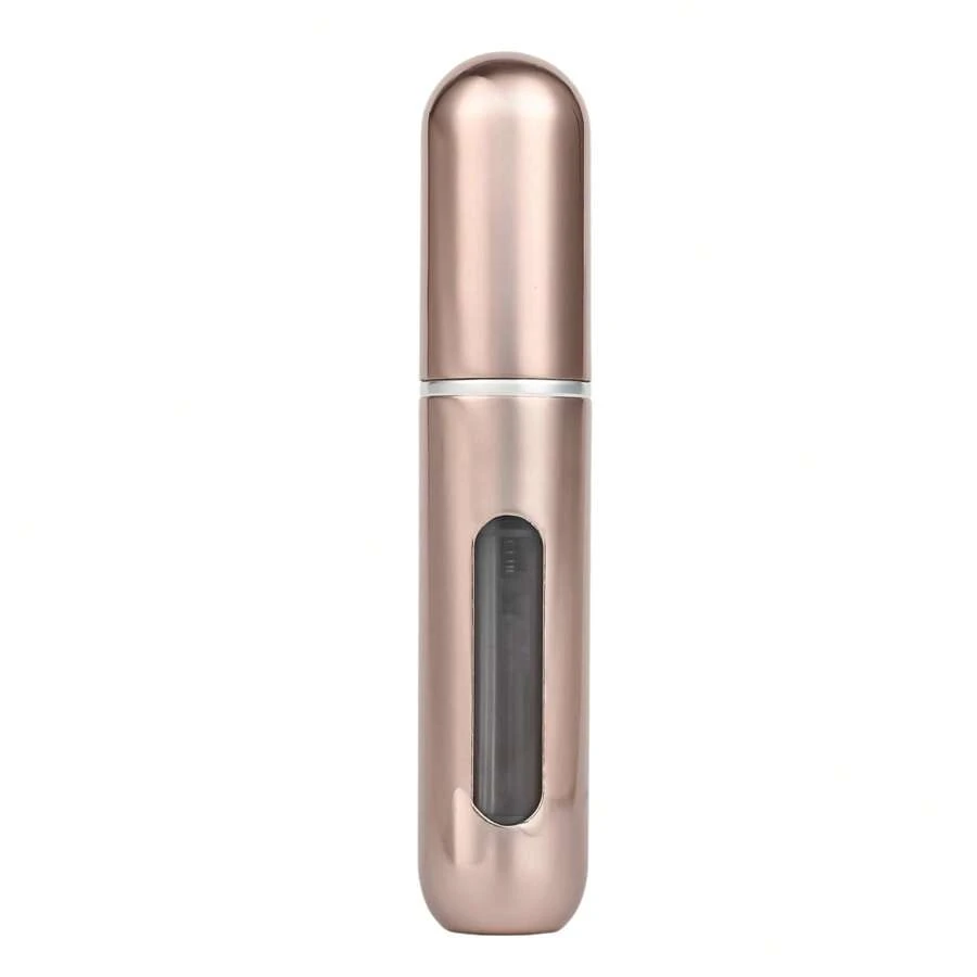 Efillable Perfume Atomizer Bottle, Pocket Cologne Sprayer, Travel Mini Perfume Atomizer Container Multicolor Perfume Spray, Scent Pump Case For Traveling 3 Pcs Pack Of 5ml, Blue-Silver-Rose Random Color
