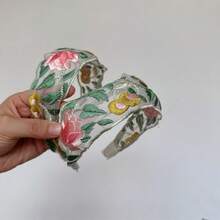 1/2/3 件女士优雅百搭刺绣花朵头带，适合日常使用，居家、学校、海滩、工作、派对、节日、生日、返校、新年、情人节、母亲节、婚礼、音乐节、毕业典礼、头饰 - 彩色 - 查看 5