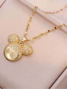 1 Set Of Pieces,   Necklace, Girl's Fashionable Pendant Necklace, Cute Cartoon  Necklace, Girl's Exquisite Jewelry, Perfect Gift For Girlfriend, New Year's Gift, Ideal Birthday Gift