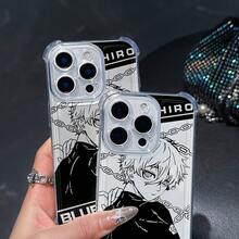 Funda de teléfono SamsungAnime Prison Football compatible con iPhone 16 15 14 13 12 11 Pro Max X XR XSMAX 8 7 Plus, cubierta trasera transparente suave a prueba de golpes. - transparente - Ver 5