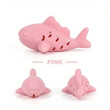 Pet Silicone Fish-Shaped Food Leak Educational Toy Pet Bite Resistance Training Fun Cat And Dog Toy