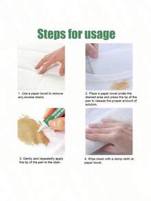 Convient pour les taches alimentaires, les taches de cosmétiques, les taches de boissons et de sauces, etc. - Détachant à l'huile sans rinçage. Nos stylos de blanchiment peuvent être utilisés pour les taches alimentaires, les taches de cosmétiques, les boissons telles que le café, le thé, le vin, le lait, le cola, les taches d'huile, la sauce tomate, la sauce barbecue, le jus de raisin, etc.