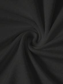 1 件男童可爱卡通印花圆领短袖 T 恤，百搭休闲夏季 - 黑色 - 查看 4