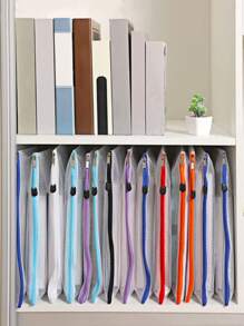 1/5/10 buc Saci cu fermoar din plasă, pungă puzzle pentru organizarea depozitării, dimensiune letter, dimensiune A4, saci de fișiere cu fermoar pentru rechizite școlare de birou