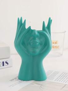 1pc Human Form Decorative Desk Organizer, Multi-Functional Pen/Makeup Brush Holder