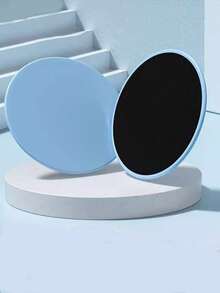 2 piezas Discos de Pilates para fitness rápido, sliders para el núcleo, sliders para los pies de yoga, equipo de entrenamiento de abdominales Six-paquete, discos deslizantes de equilibrio - Equipo de fitness portátil para entrenamiento de abdominales y yoga - Multicolor - Ver 6