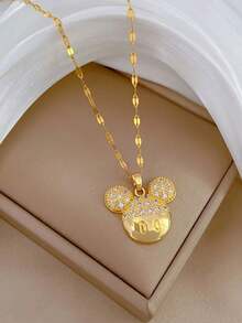 1 Set Of Pieces,   Necklace, Girl's Fashionable Pendant Necklace, Cute Cartoon  Necklace, Girl's Exquisite Jewelry, Perfect Gift For Girlfriend, New Year's Gift, Ideal Birthday Gift