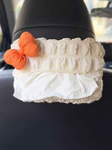 1pc Car Tissue Box, Car Tissue Drawer, Armrest Box, Visor Clip Seat Hanging Cute Minimalist High-End Tissue Holder - one-size - View 20