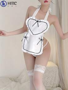 Women's Pajama Set, Including Halter Top And Panties, Modal Material, Sweet Pajamas. - trắng - Xem 5