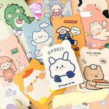 10pcs/20pcs/40pcs Mini Animal Notebook Set - Cute Cartoon Animal Patterns With Inspirational Quotes, Frog, Pig, Rabbit And Various Animal Designs, College Ruled Pages, Portable Compact Size, Suitable For Christmas Party Gifts, Office Prizes, Classroom Supplies (Durable Paper), Fun Design, Back To School Gifts, School Rewards - Multicolor - View 6