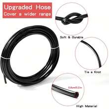 Misting Cooling System 98FT (30M) Misting Line + 30 Brass Mist Nozzles Garden - Black - View 4