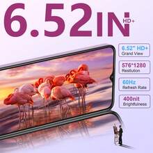 OUKITEL C1 Pro 智能手机，Android 15 操作系统，16GB+256GB/1TB 存储空间，5150mAh 电池，6.52 英寸高清+显示屏，1300 万像素摄像头，双 4G SIM 卡槽，无锁，3 个卡槽/指纹识别/OTG/3.5mm 耳机插孔 - 金色 - 查看 4