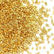 Uniform 2mm Metallic Seed Beads Classic Bottle Packing Golden Silvery Glass Seed Beads For Charms Tassel DIY Craft Jewelry Making Fashion Accessories - Beads - View 10